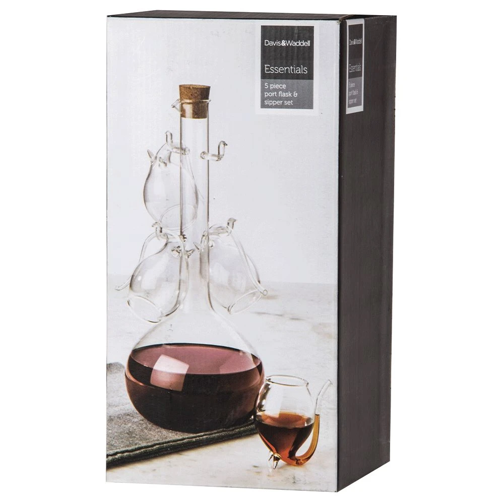 IsAlbi Port Flask & Sippers 5 Piece Set Executive Gifts 4 IsAlbi Port Flask & Sippers 5 Piece Set Executive Gifts
