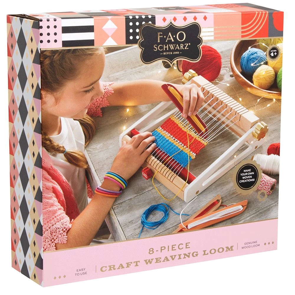Outliving 8 Piece Kids Craft Weaving Loom 4 Outliving 8 Piece Kids Craft Weaving Loom