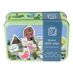 IsAlbi Three Little Pigs Play Set In A Tin 9 IsAlbi Three Little Pigs Play Set In A Tin