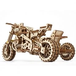 Ugears Mechanical Scrambler UGR-10 Motorbike & Sidecar Model Kit 24 Ugears Mechanical Scrambler UGR-10 Motorbike & Sidecar Model Kit