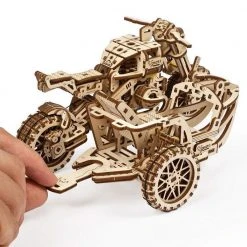 Ugears Mechanical Scrambler UGR-10 Motorbike & Sidecar Model Kit 29 Ugears Mechanical Scrambler UGR-10 Motorbike & Sidecar Model Kit