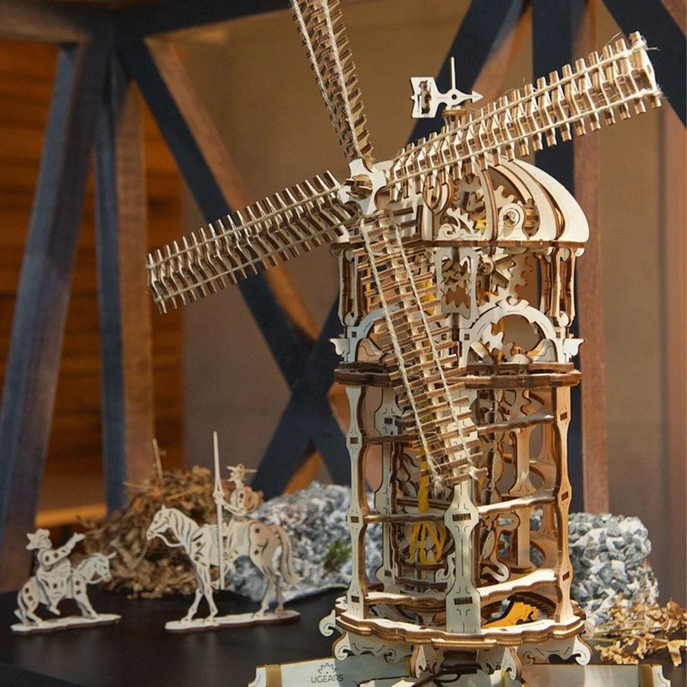 Man Cave Gifts Ugears Mechanical Tower Windmill Model Kit 8 Man Cave Gifts Ugears Mechanical Tower Windmill Model Kit