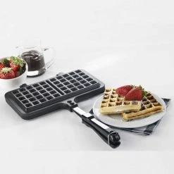 IsAlbi Square Stovetop Waffle Maker Foodie