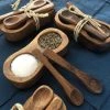 Darlin Foodie Acacia Condiment Set With Mini Spoons 2 Darlin Foodie Acacia Condiment Set With Mini Spoons