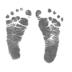 Baby Made Gifts For Sisters Baby Hand & Feet Inkless Print Kit