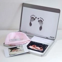 Baby Made Gifts For Sisters Baby Hand & Feet Inkless Print Kit
