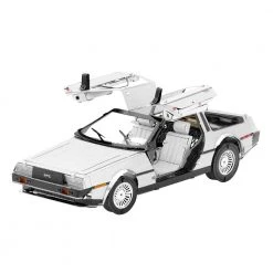Divisible By Zero Man Cave Gifts DeLorean Model Kit | Metal Earth