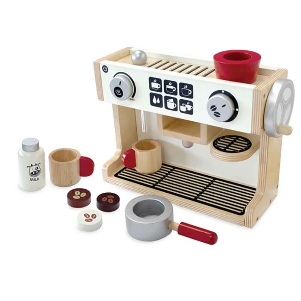 Artiwood Wooden Barista Coffee Machine Play Set Gifts For Boys 6 Artiwood Wooden Barista Coffee Machine Play Set Gifts For Boys