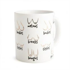 Mdi Man Cave Gifts Cheeky Boobs Coffee Mug