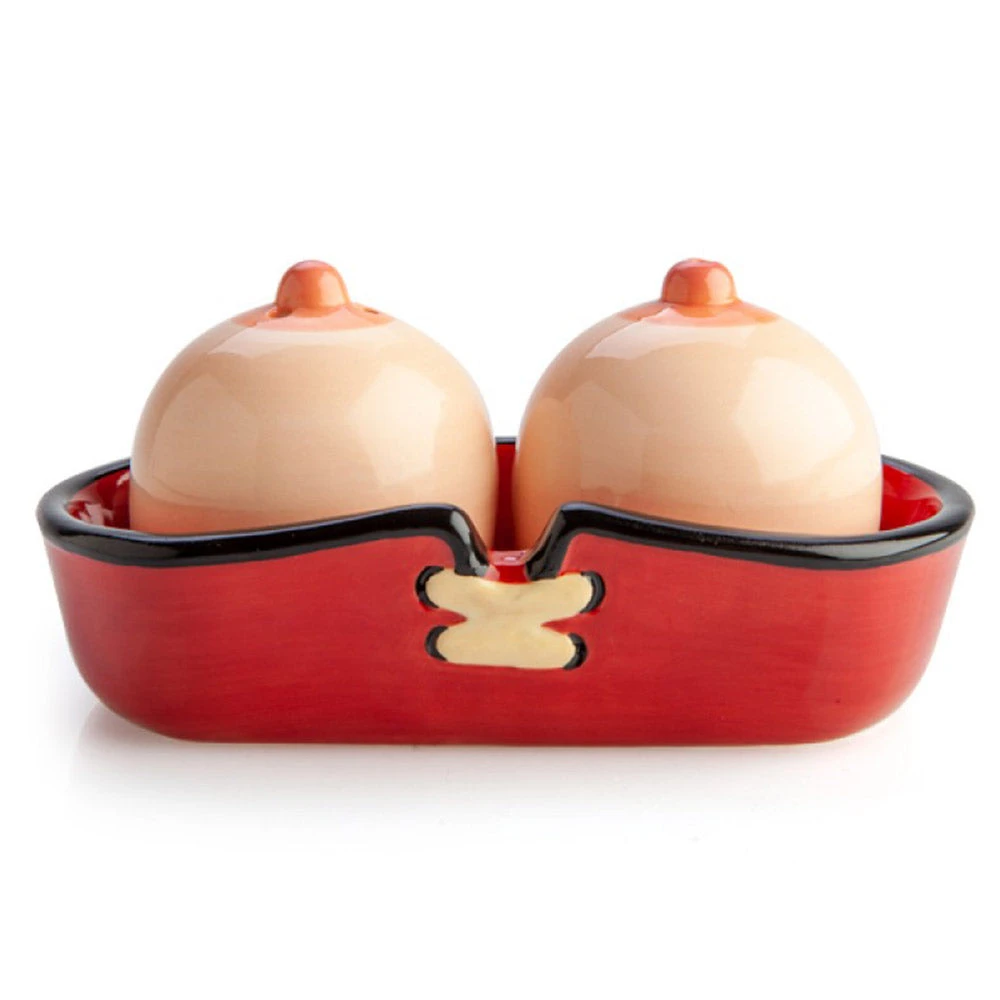 Mdi Man Cave Gifts Boobs Salt & Pepper Shaker Set 8 Mdi Man Cave Gifts Boobs Salt & Pepper Shaker Set
