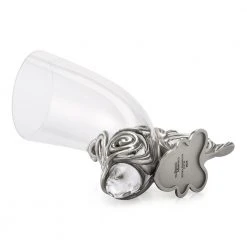 Royal Selangor Lewis Glass & Pewter Drinking Horn | British Museum