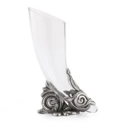 Royal Selangor Lewis Glass & Pewter Drinking Horn | British Museum