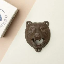Little Global Cast Iron Bear Head Bottle Opener Beer Gifts