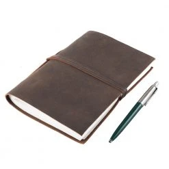 Indepal Office Gifts Brown Leather Traveller Journal 15 Indepal Office Gifts Brown Leather Traveller Journal