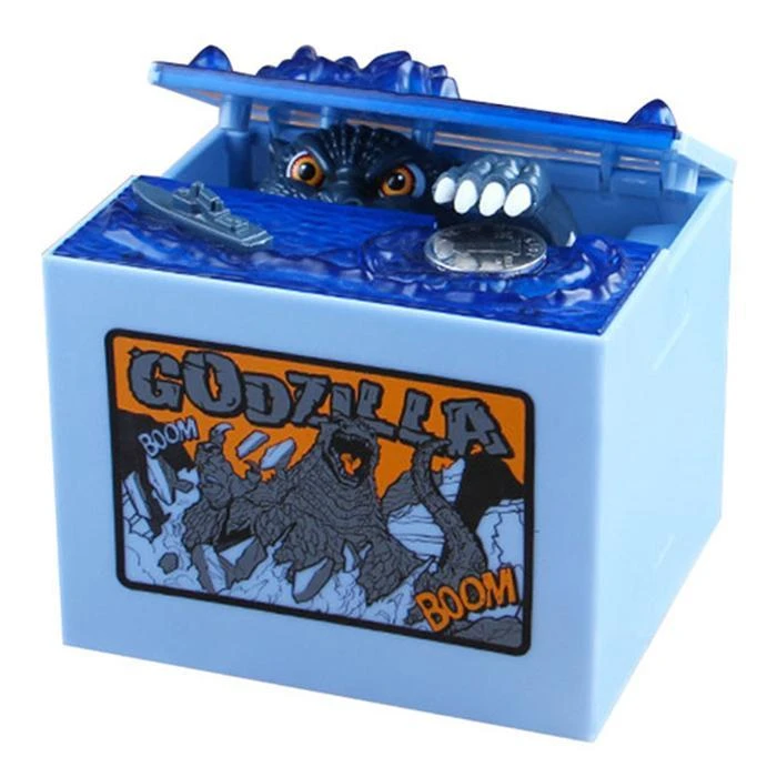 William Valentine Coin Stealing Godzilla Money Box Gifts For Kids 4 William Valentine Coin Stealing Godzilla Money Box Gifts For Kids