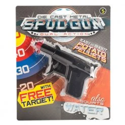 Mdi Potato Zapper Spud Gun - Die Cast Metal Novelty Office Toys