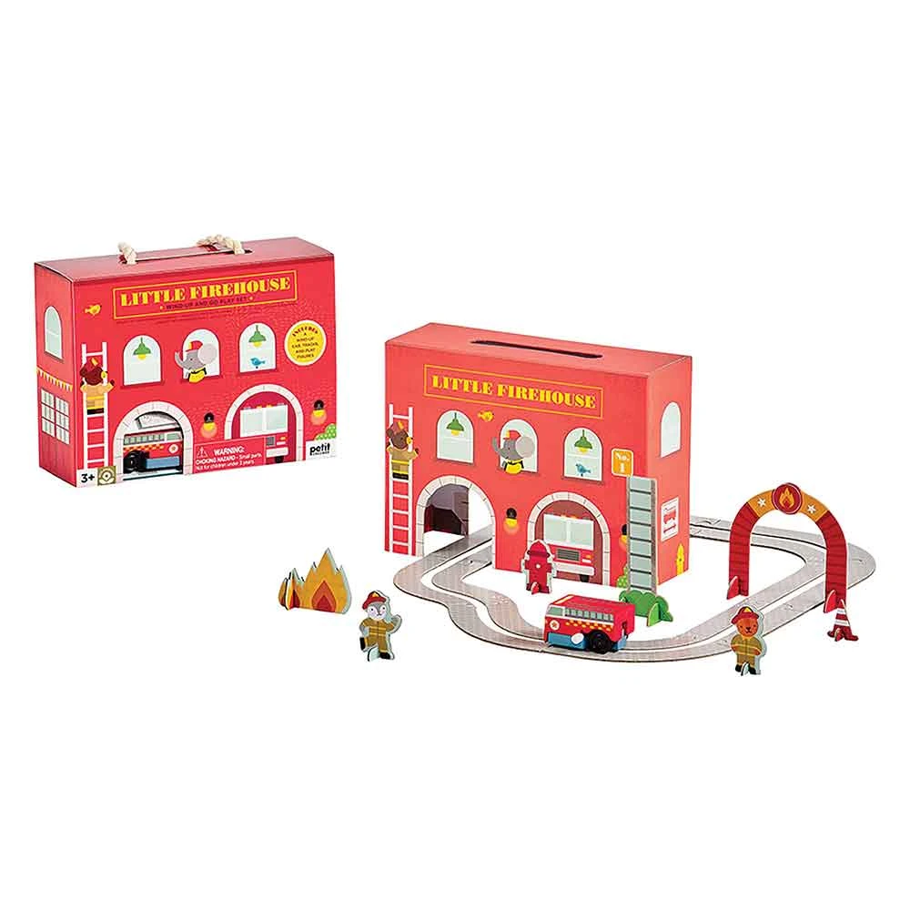 IsAlbi Firehouse Wind Up And Go Playset Gifts For Boys 6 IsAlbi Firehouse Wind Up And Go Playset Gifts For Boys