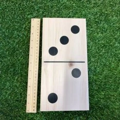 Jenjo Giant Wooden Dominoes 28pc Party Games