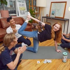 IsAlbi Gifts For Sisters Goat Yoga Party Game With Inflatable Goat