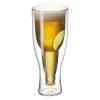 Sheldon & Hammond Hopside Down Double Walled Beer Glass Beer Gifts