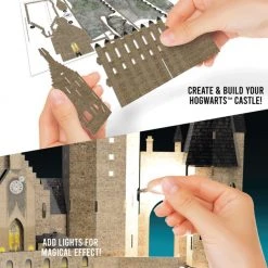 Jasnor Gifts For Sisters Harry Potter Make Your Own Light-Up Hogwarts Model