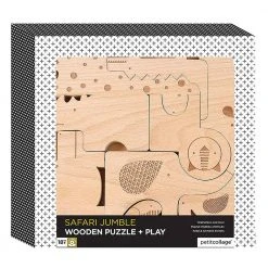IsAlbi Safari Jungle Wooden Puzzle & Play