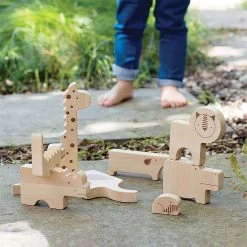 IsAlbi Safari Jungle Wooden Puzzle & Play