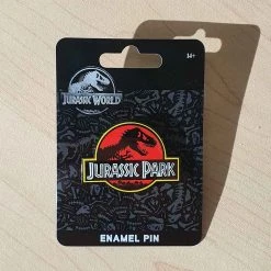 Ikon Collectables Gifts For BFFs Jurassic Park Logo Enamel Pin