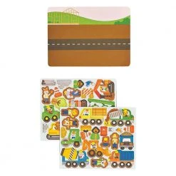 IsAlbi Travel Gifts Magnetic Play Scene | Construction Site