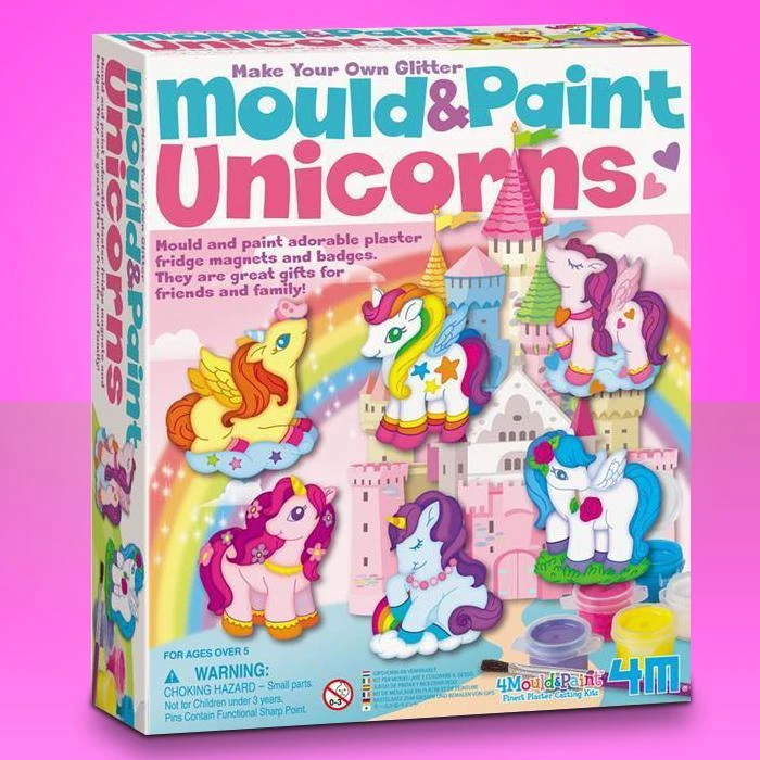 Johnco Mould & Paint Magical Unicorns Kit 3 Johnco Mould & Paint Magical Unicorns Kit