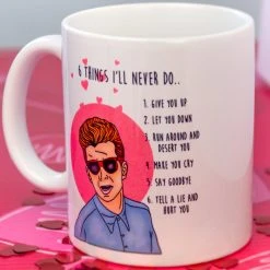 Yellow Octopus Exclusives - Mugs Rick Roll Never Gonna Give You Up Mug