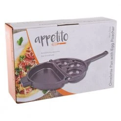 Donaldson Non-Stick Omelette Pan With Egg Poacher