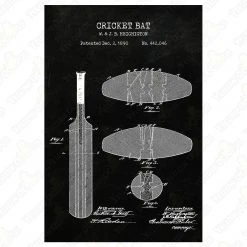 Yellow Octopus Exclusives - Prints Cricket Patent Prints Wall Art | Set Of 3