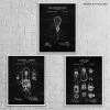 Yellow Octopus Exclusives - Prints Man Cave Gifts Light Bulb Patent Prints Wall Art | Set Of 3