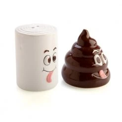 Mdi Poop & Toilet Paper Salt & Pepper Shaker Set
