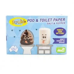 Mdi Poop & Toilet Paper Salt & Pepper Shaker Set