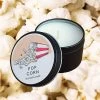 Cedargris Popcorn Scented Candle Tin