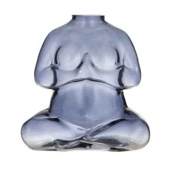 IsAlbi Serenity Now Glass Body Vase Gifts For Sisters