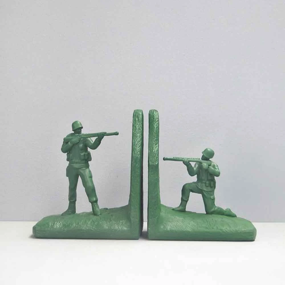 Soldier Bookend Set | White Moose Office Gifts 9 Soldier Bookend Set | White Moose Office Gifts