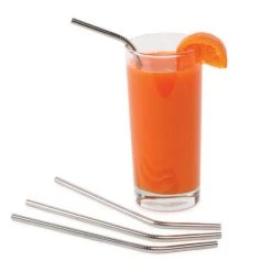 IsAlbi Davis & Waddell Stainless Steel Straws - Set Of 6