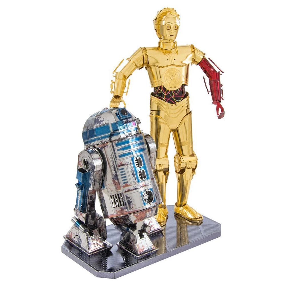 Divisible By Zero Star Wars R2-D2 & C-3PO Metal Model Kit | Metal Earth 6 Divisible By Zero Star Wars R2-D2 & C-3PO Metal Model Kit | Metal Earth
