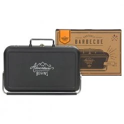 Designworks Collective Gentlemen's Hardware Suitcase Portable BBQ