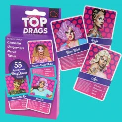 William Valentine Top Drags Card Game Gifts For Sisters