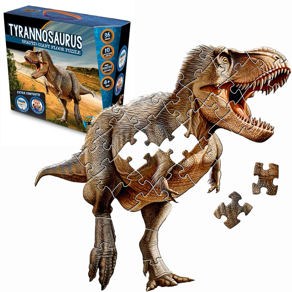 Heebiejeebies Giant Products Tyrannosaurus Rex Shaped Giant Floor Puzzle 3 Heebiejeebies Giant Products Tyrannosaurus Rex Shaped Giant Floor Puzzle