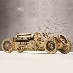 Man Cave Gifts Ugears U-9 Grand Prix Car Model Kit