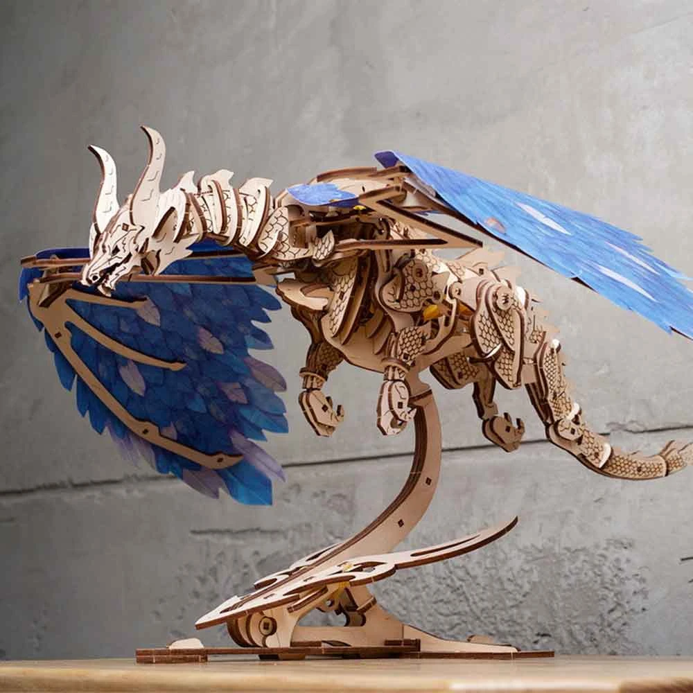 Ugears Mechanical Model Windstorm Dragon Kit 14 Ugears Mechanical Model Windstorm Dragon Kit