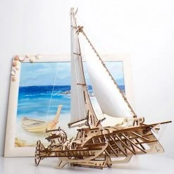 Ugears Trimaran Merihobus Yacht Model Kit