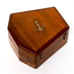 Vintage Nautical Man Cave Gifts Nautical Vintage Style Sextant With Wooden Case