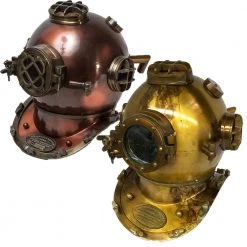 Vintage Nautical Replica Life Size Antique Divers Helmet Man Cave Gifts