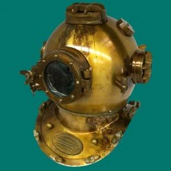 Vintage Nautical Replica Life Size Antique Divers Helmet Man Cave Gifts